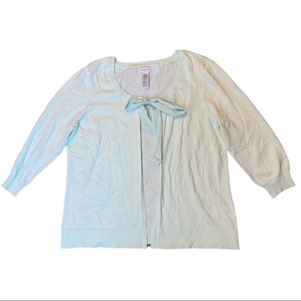 Jaclyn Smith Mint Cardigan XL